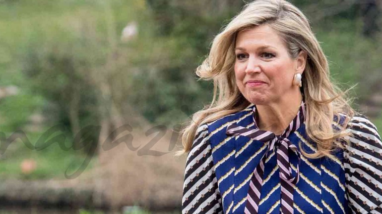 Máxima de Holanda y su estampado… ¿imposible?
