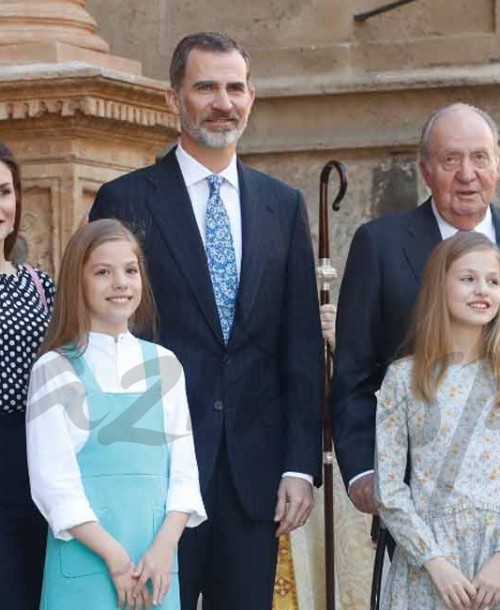 La Familia Real en la tradicional Misa del Domingo de Pascua