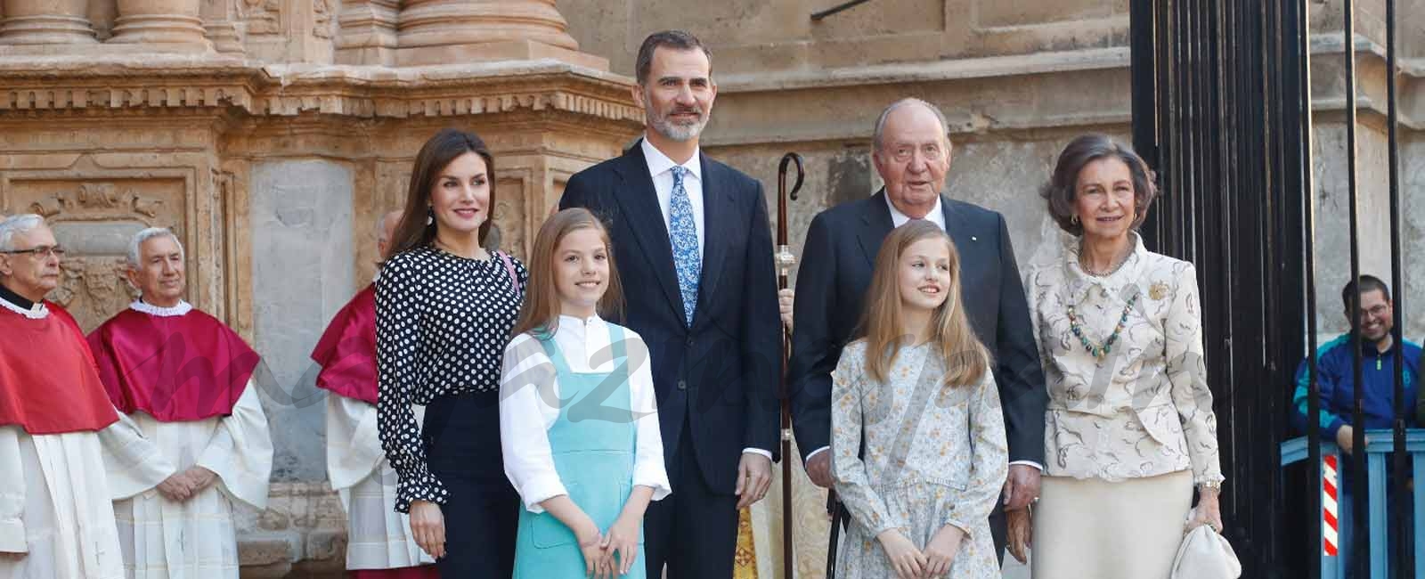 La Familia Real en la tradicional Misa del Domingo de Pascua