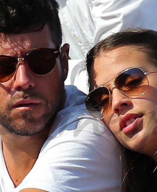 Las imágenes mas tiernas de Pablo López con su novia en el tenis