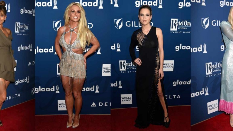 De Ana Fernández a Britney Spears… La alfombra roja de los Premios GLAAD
