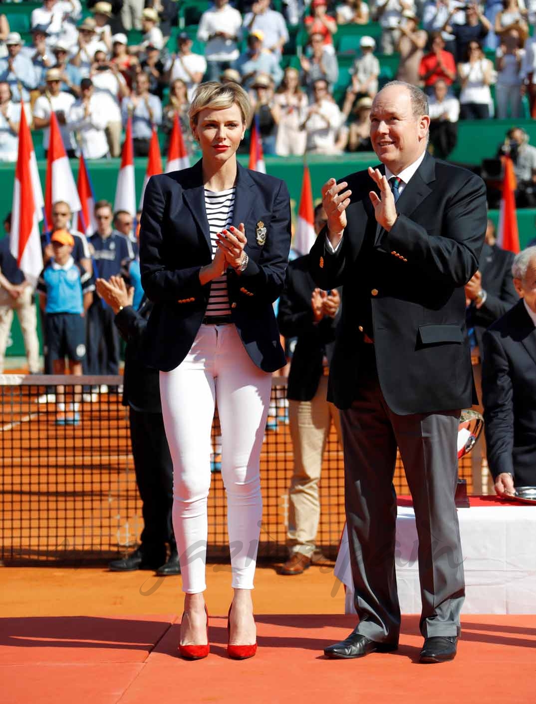 Príncipes Alberto y Charlene de Mónaco