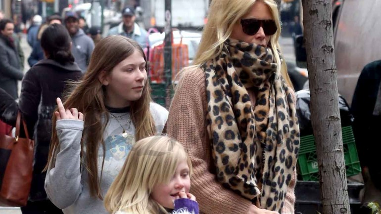 Claudia Schiffer, una mamá diez