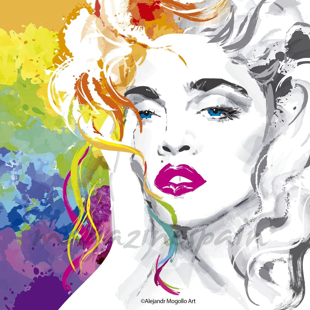 Madonna rainbow