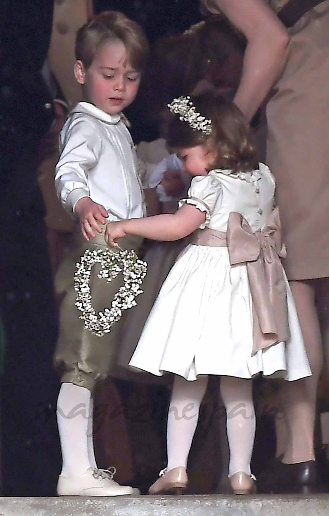 Los príncipes George y Charlotto en la boda de Pippa Middleton - Mayo 2017