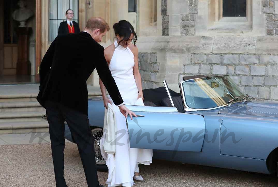 Meghan Markle con el príncipe Harry