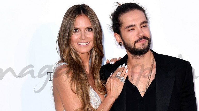 Heidi Klum presenta a su novio en la alfombra roja de la gala amfAR