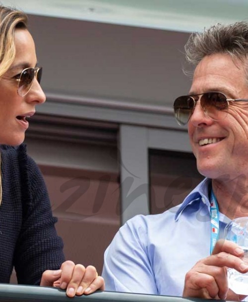 Hugh Grant y Anna Eberstein, luna de miel en la F1