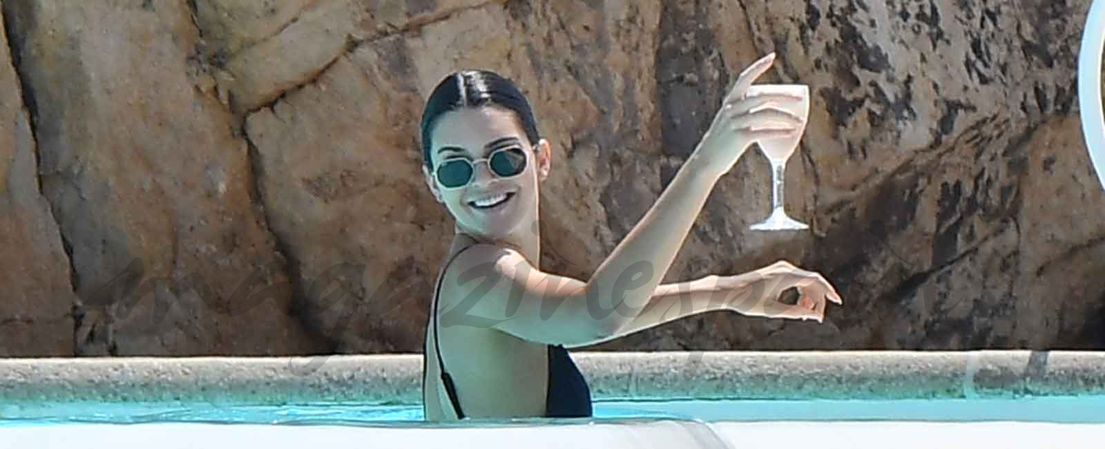 El primer baño de Kendall Jenner
