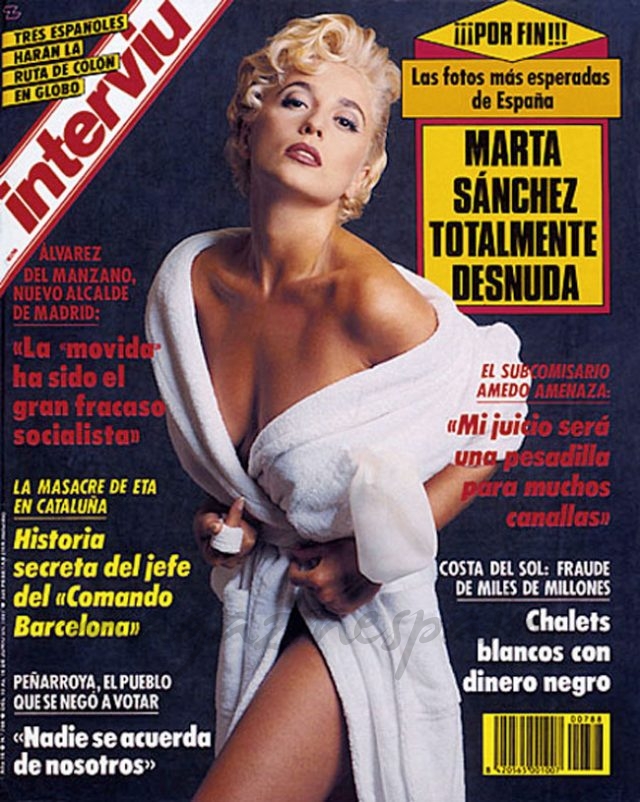 Marta Sánchez - Interviú - 1991