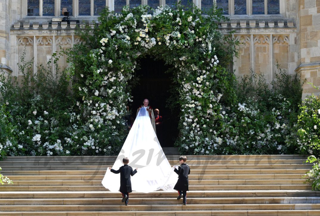 Meghan markle entrada capilla