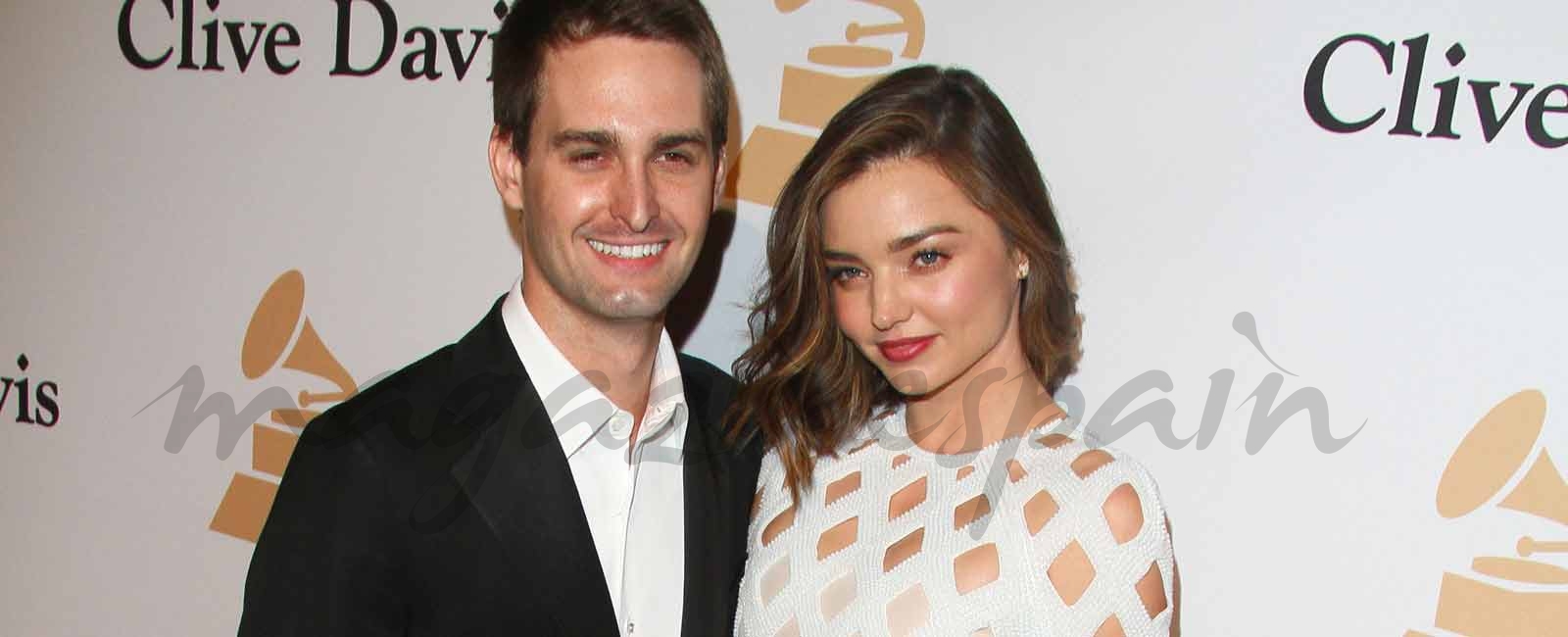 Evan Spiegel y Miranda Kerr