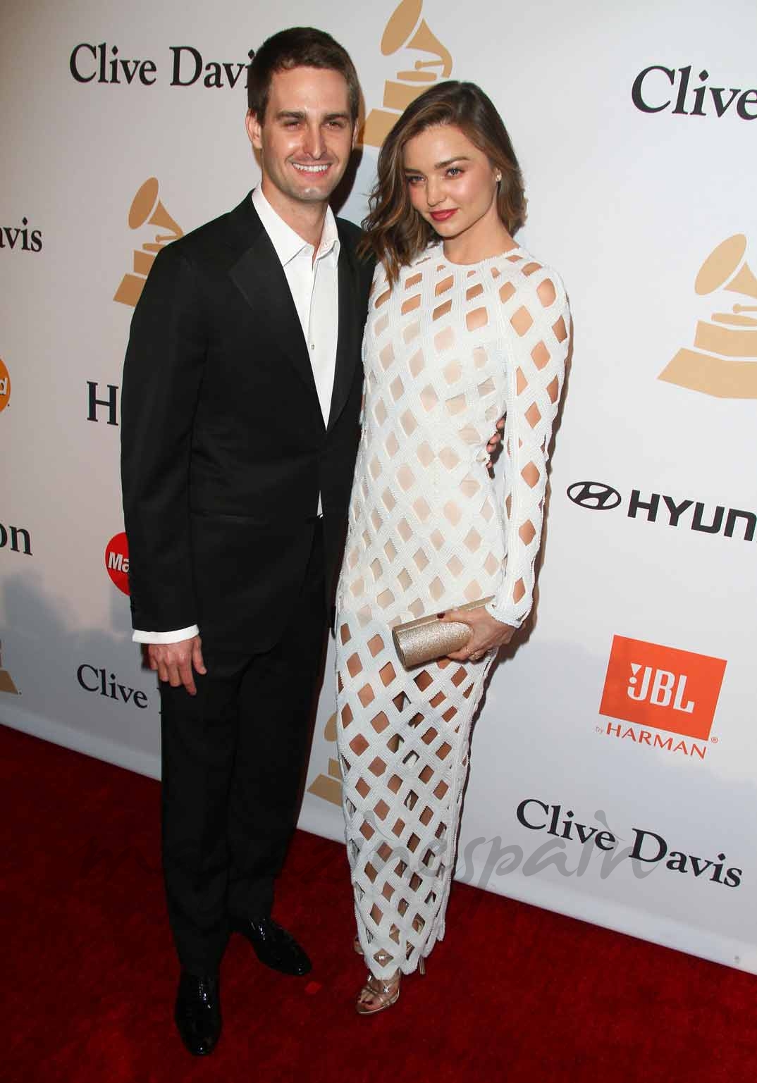 Evan Spiegel y Miranda Kerr