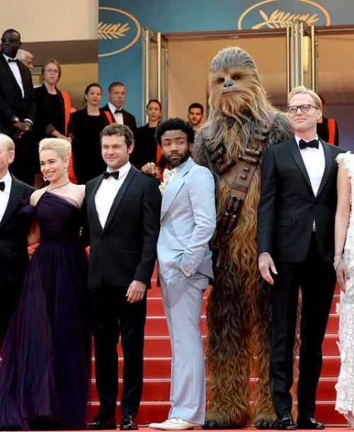 La espectacular alfombra roja de “Solo: Una historia de Star Wars” en Cannes
