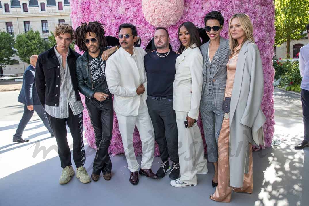 Elias Becker, Lenny Kravitz, Haider Ackermann, Kim Jones, Naomi Campbell, Farida Khelfa, Kate Moss