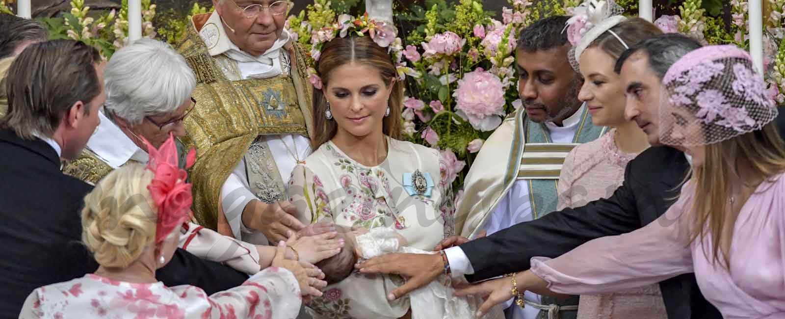 El bautizo de la princesa Adrienne de Suecia