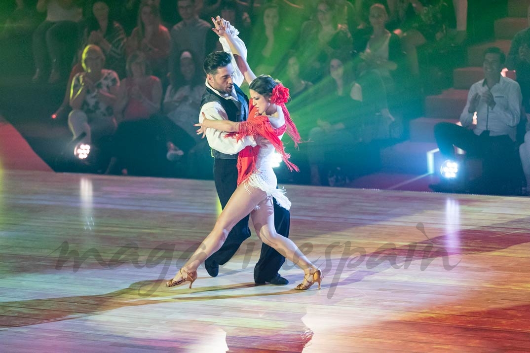 David Bustamante y Yana Olina en "Bailando con las estrellas"