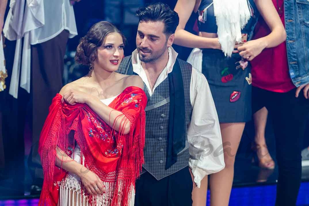 David Bustamante y Yana Olina en "Bailando con las estrellas"