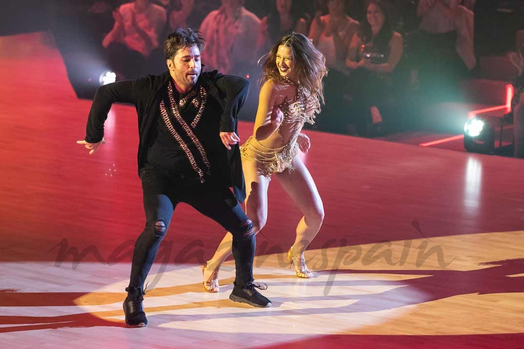 David Bustamante y Yana Olina en "Bailando con las estrellas"