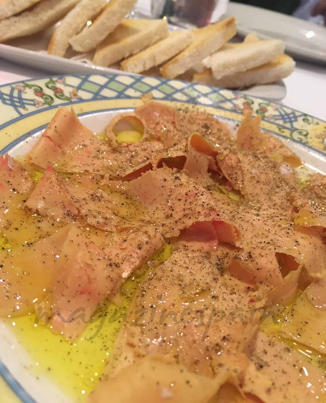 Carpaccio de foie