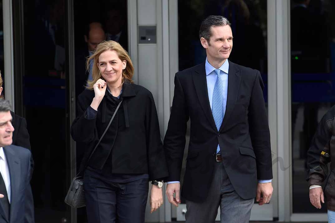 Infanta Cristina e Iñaki Urdangarin durante el juicio del Caso Noos - Febrero 2016