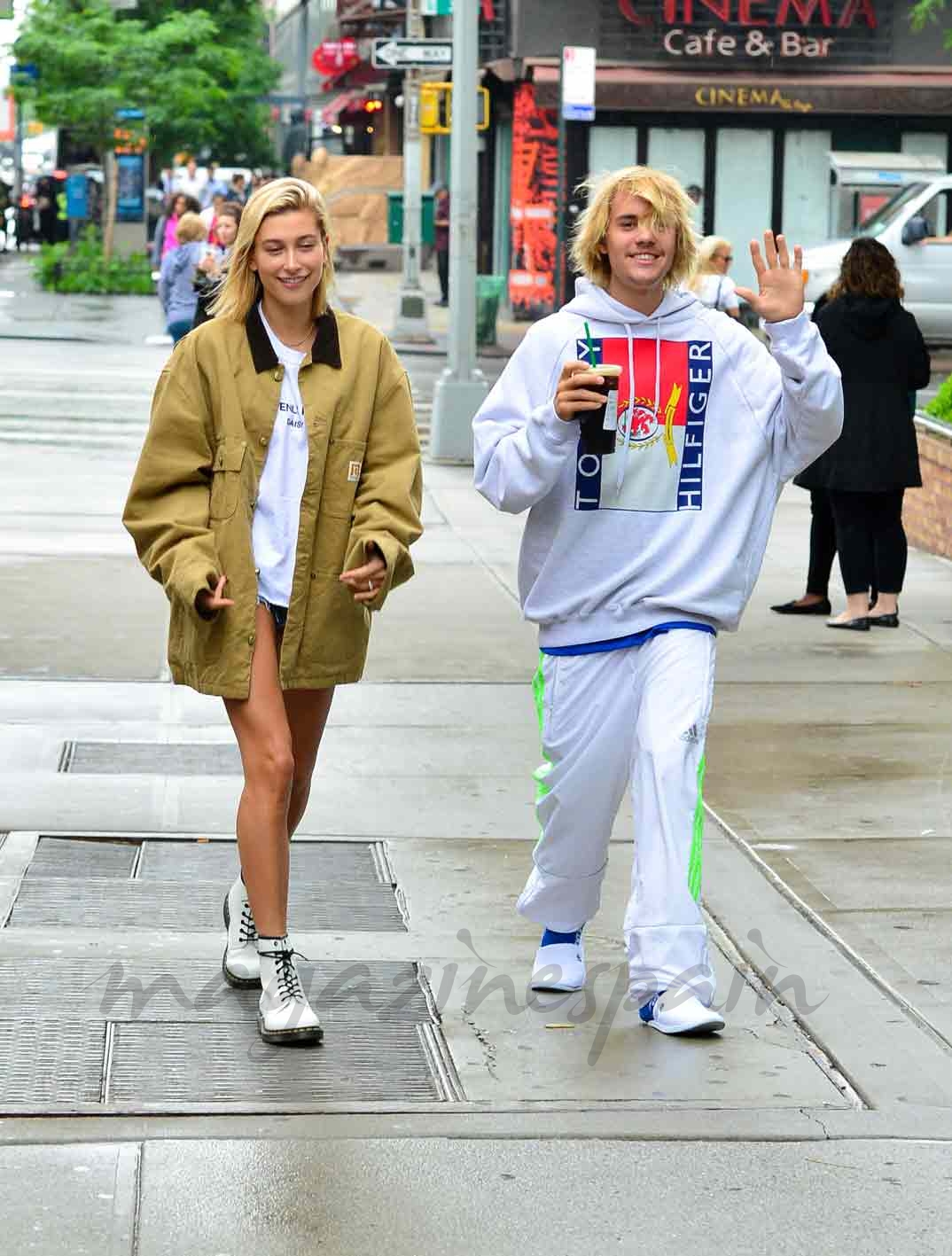 Hailey Baldwin y Justin Bieber