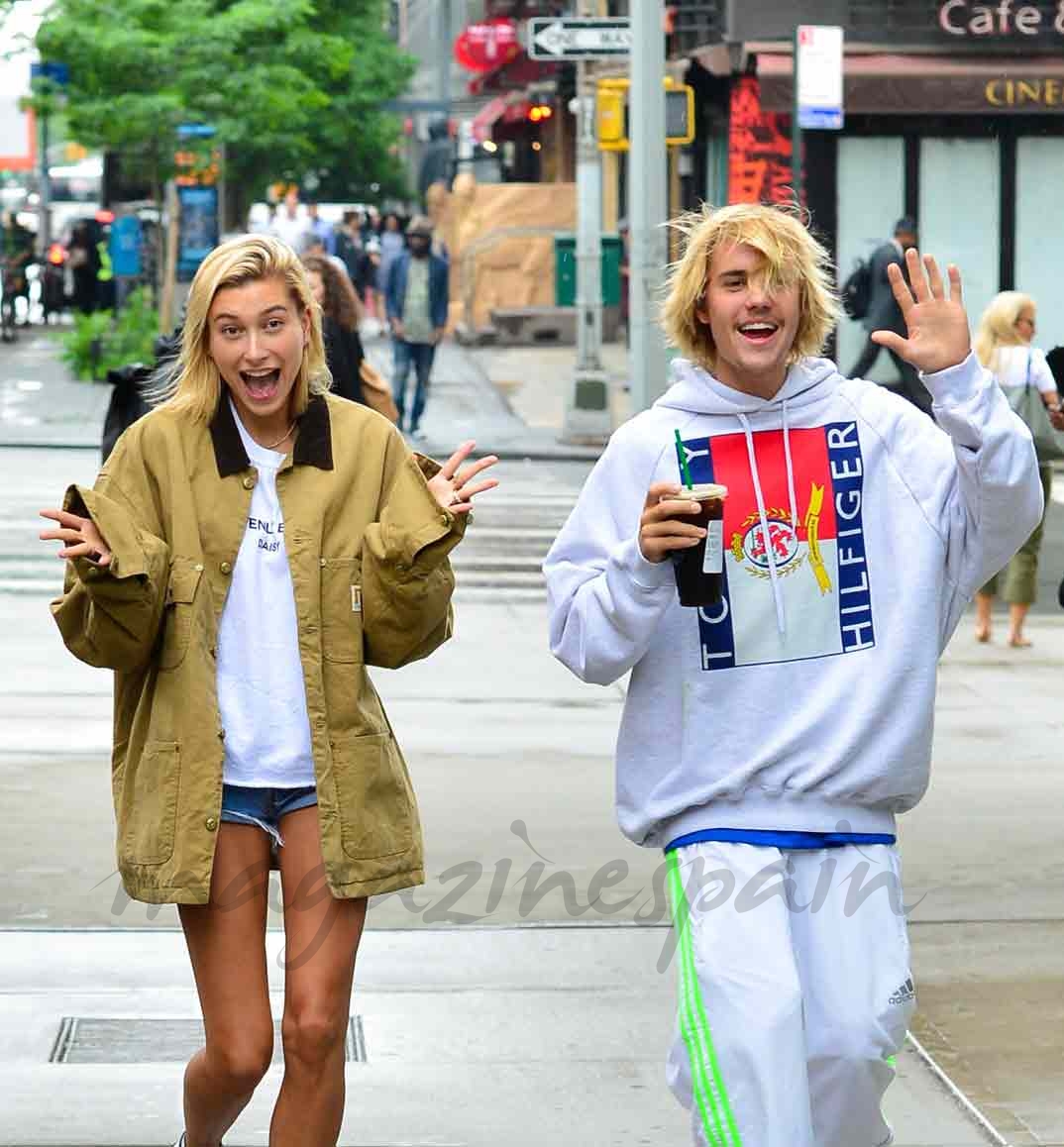 Hailey Baldwin y Justin Bieber