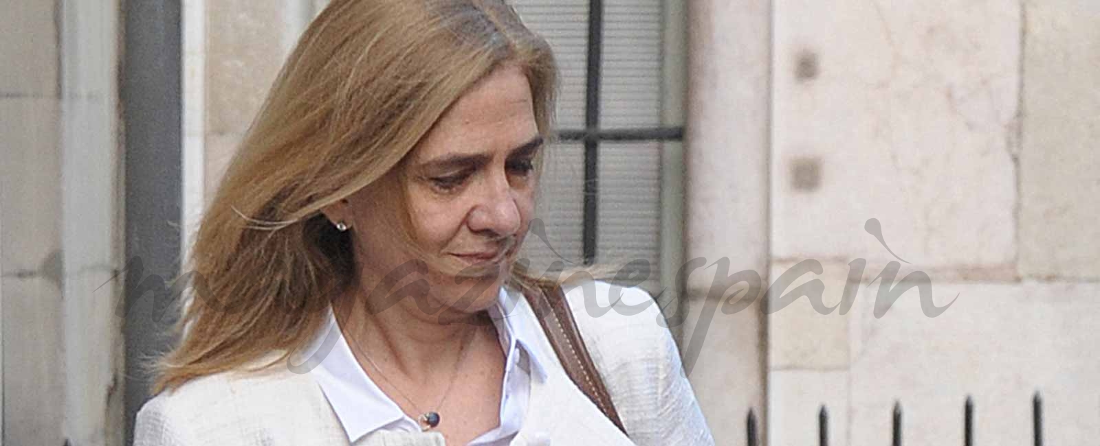 Primeras imágenes de la infanta Cristina tras conocerse la sentencia de cárcel de Iñaki Urdangarín