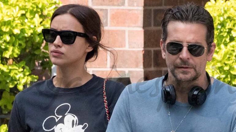 Irina Shayk y Bradley Cooper, de paseo con la pequeña Lea