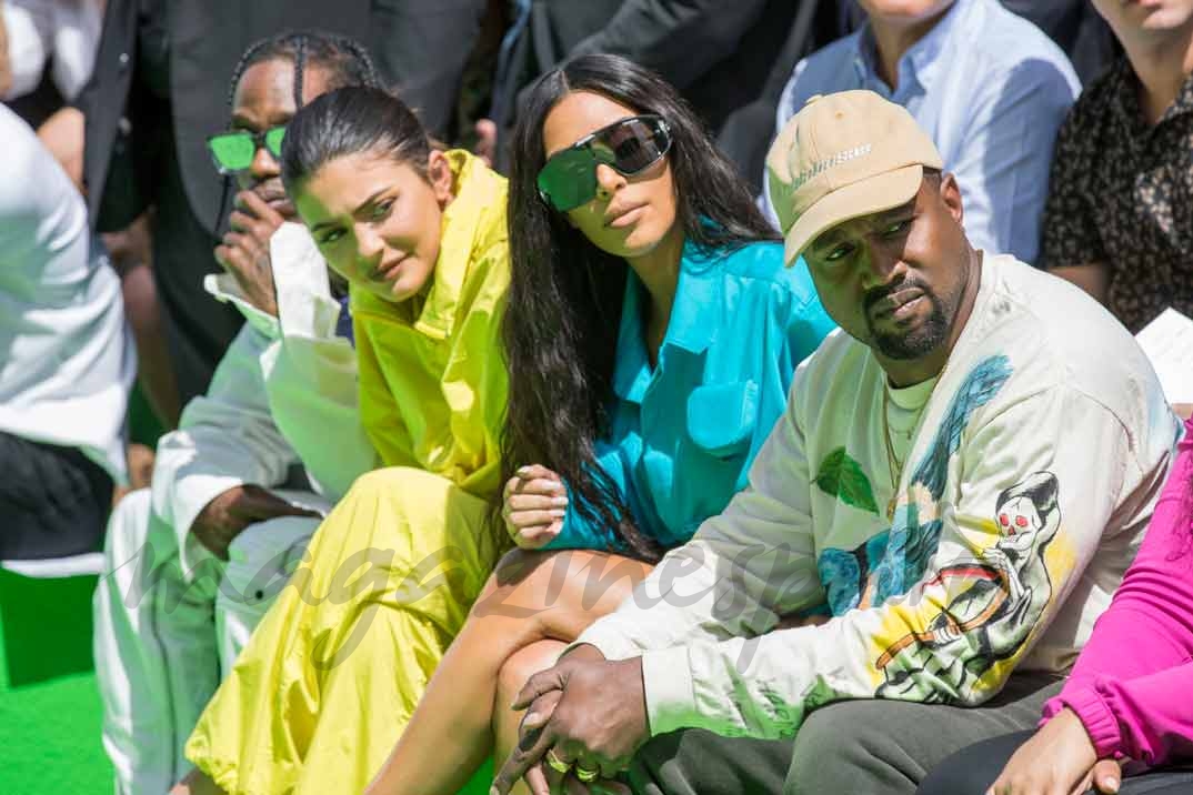 Kylie Jenner, Kim Kardashian y Kanye West