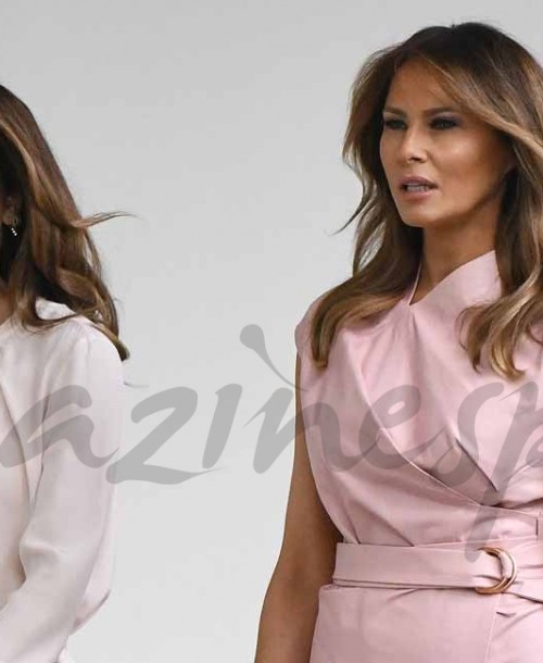 El duelo en rosa de Melania Trump y Rania de Jordania