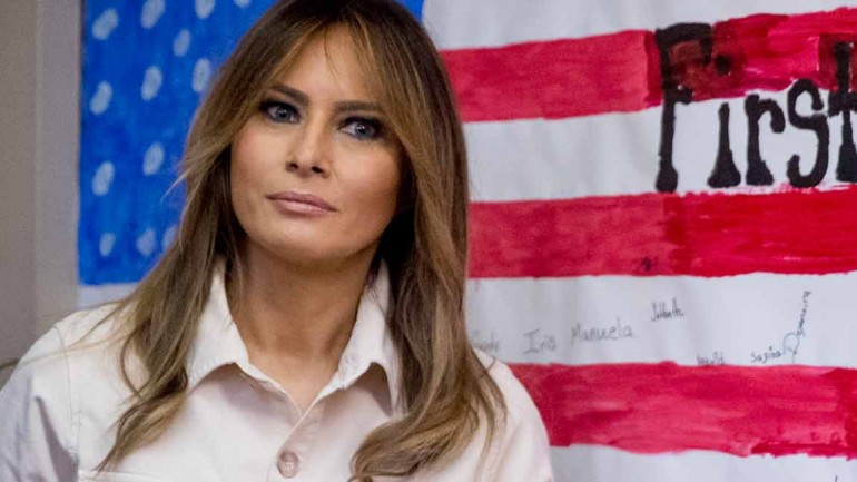 La polémica cazadora – de Zara – de Melania Trump
