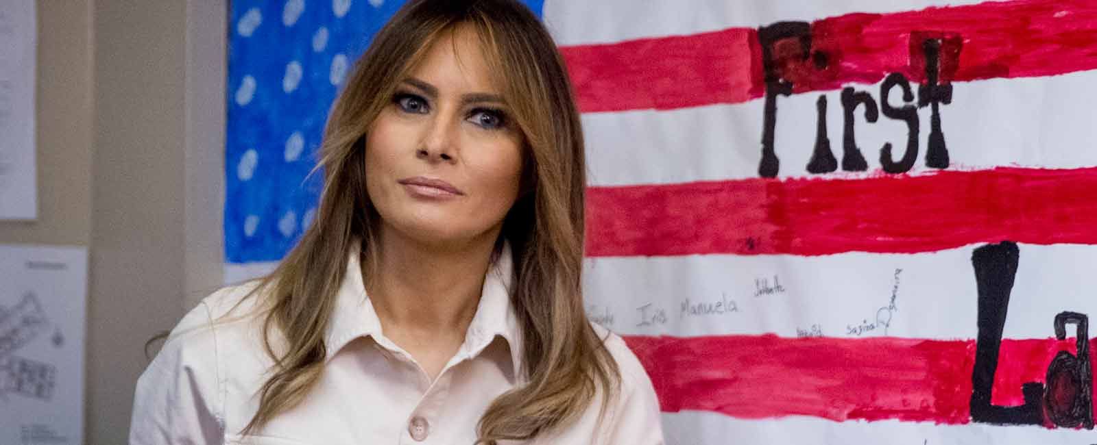 La polémica cazadora – de Zara – de Melania Trump