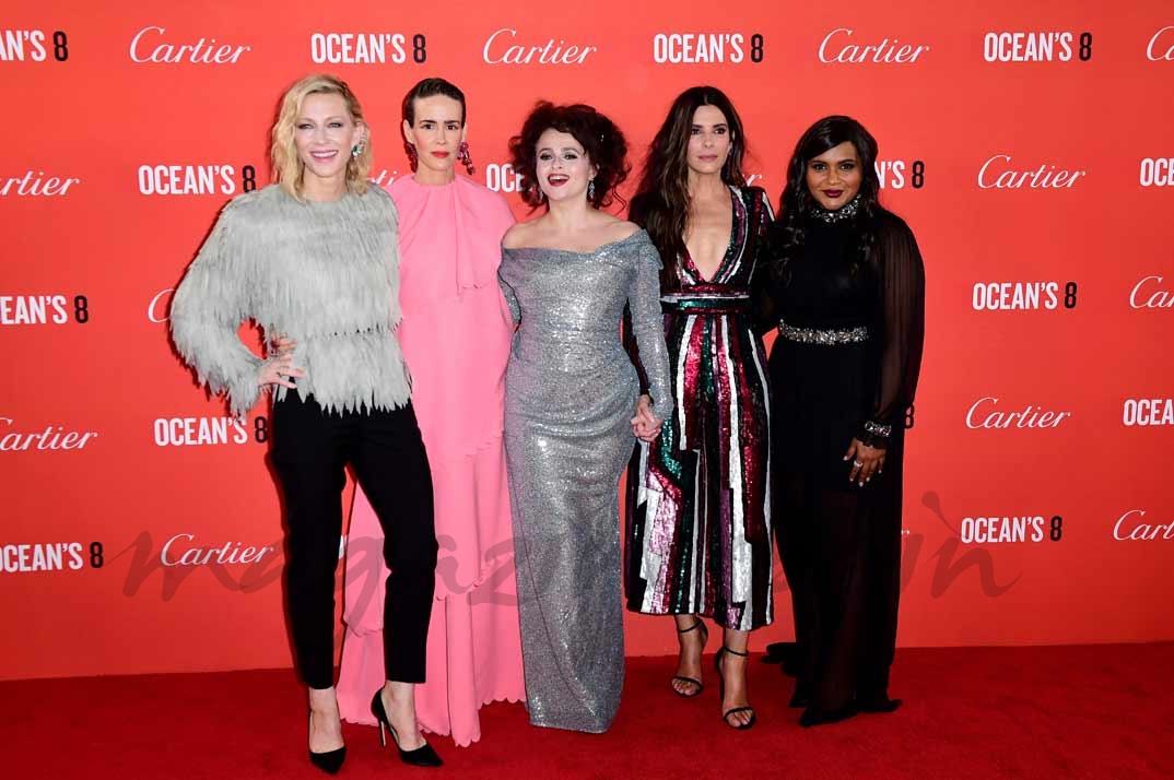 Cate Blanchett, Sarah Paulson, Helena Bonham Carter, Sandra Bullock y Mindy Kaling