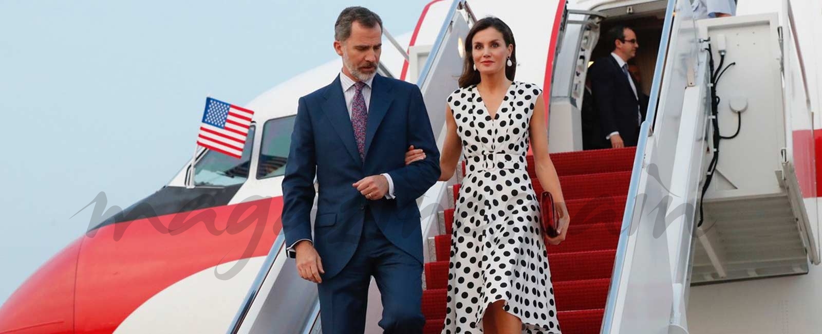 La reina Letizia apuesta por los lunares