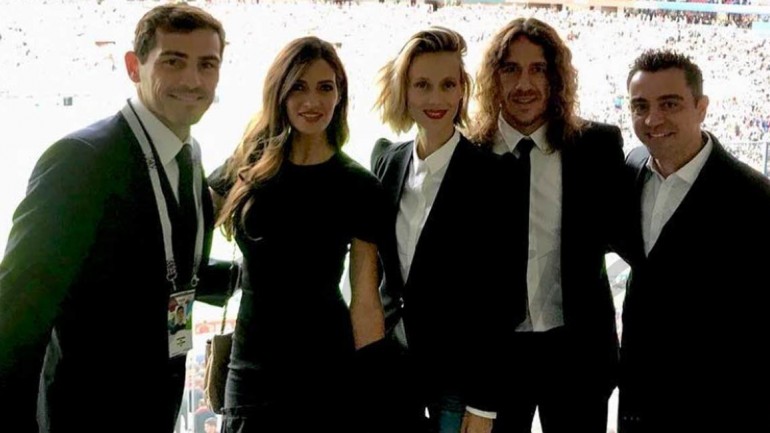 Sara Carbonero acompaña a Iker Casillas en la inauguración del Mundial de Rusia