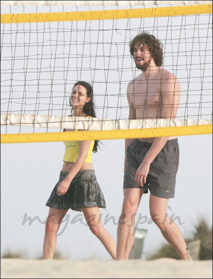 Pau Gasol con su novia Poianka en Ibiza - 2006