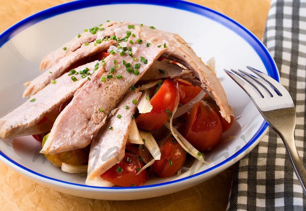 Ensalada de ventresca de atún de Fishgon