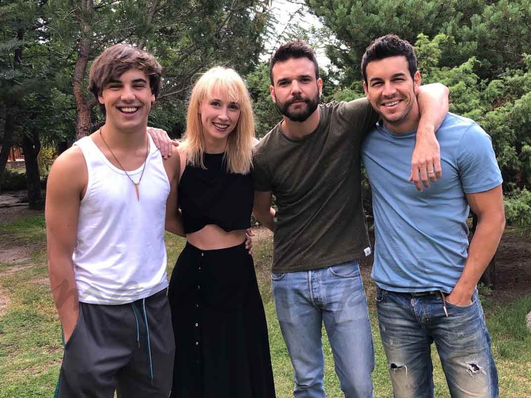 Óscar Casas, Ingrid García-Johnsson, Jon Arias y Mario Casas - Instinto Óscar Casas, Ingrid García-Johnsson, y Mario Casas© Movistar+