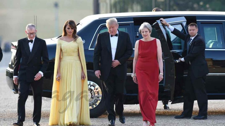 Melania Trump se viste de princesa