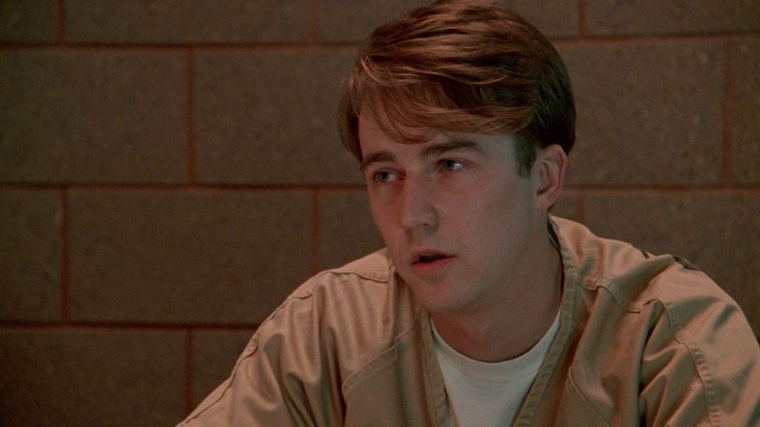 Edward Norton en "Las dos caras de la verdad" - 1996