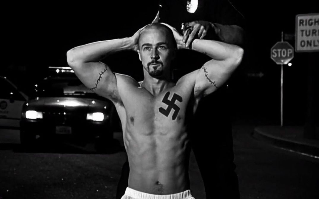 Edward Norton en "American History X" - 1999