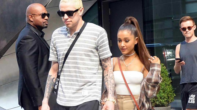 ¿Suenan campanas de boda para Ariana Grande y Pete Davidson?