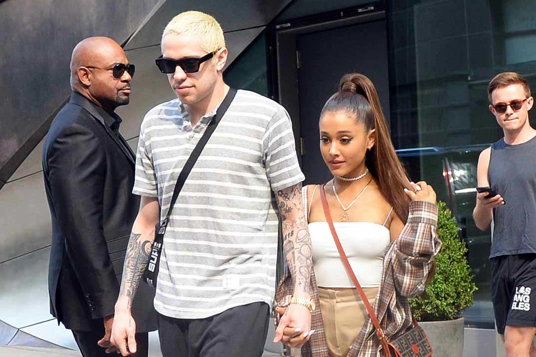 ¿Suenan campanas de boda para Ariana Grande y Pete Davidson?