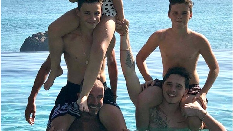 Victoria Beckham presume de familia