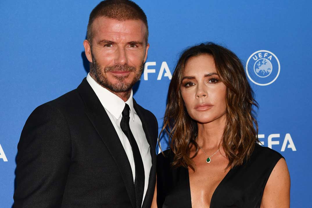 David y Victoria Beckham conquistan la alfombra roja de los premios de la UEFA