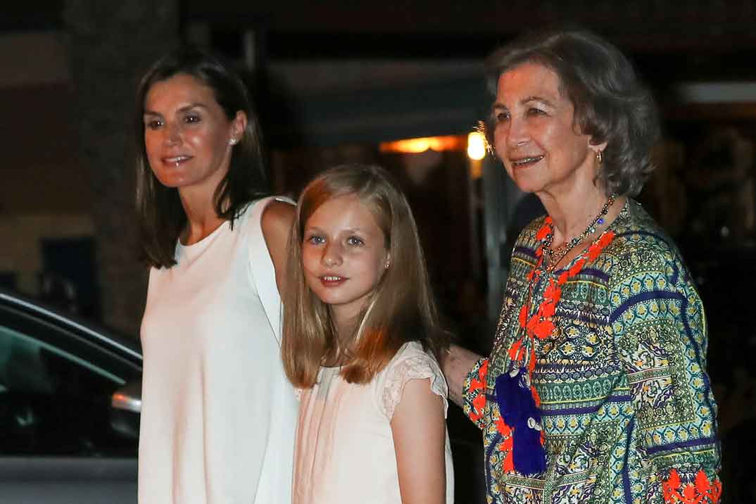 La Familia Real, de cena en Palma