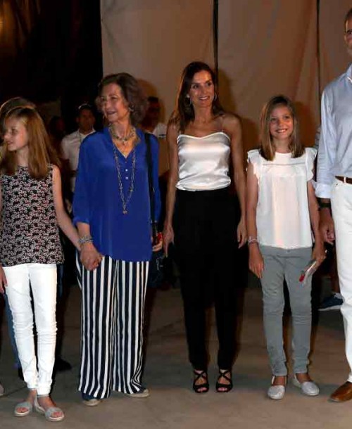 La Familia Real disfruta del concierto de Ara Malikian en Mallorca