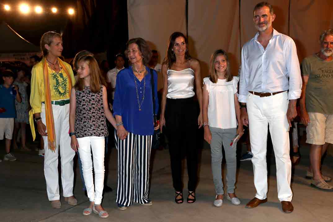 La Familia Real disfruta del concierto de Ara Malikian en Mallorca