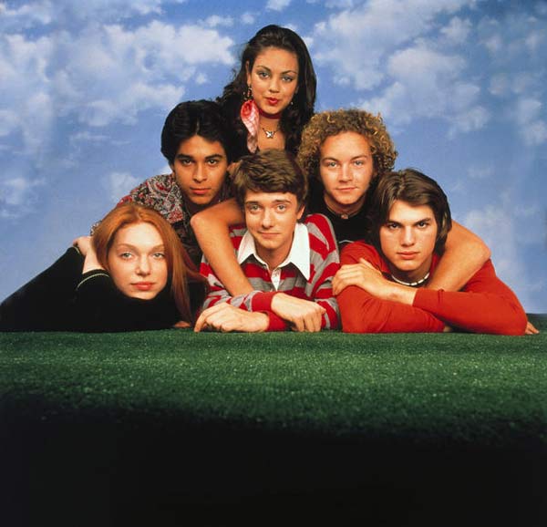 Ashton Kutcher, Danny Masterson, Laura Prepon, Mila Kunis, Topher Grace - Aquellos marivillosos 70